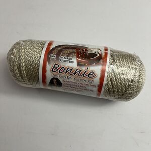 Bonnie Craft Cord 4mm 50 Yards Crochet Knit Knotting Weaving Macrame Pearl